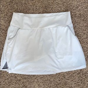 White Adidas tennis skirt
